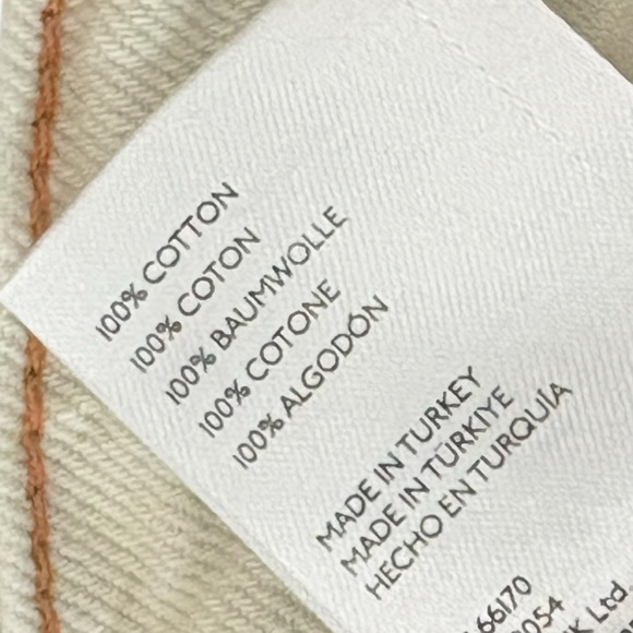 FREE PEOPLE WE THE FREE Mid Rise Lucky You denim Barrel Crop Jeans 26 - Picture 10 of 12